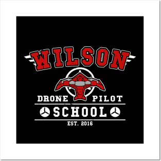 Wilson Drone Pilot School Falcon Superhero Movie Posters and Art